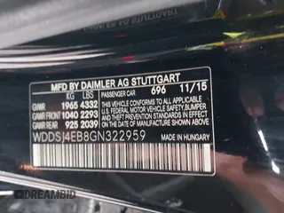 2016 Mercedes-Benz CLA 250 z VIN WDDSJ4EB8GN322959, wystawiony jako IAAI lot #40880940 z przebiegiem 145 847 mil mil oraz . Historia ofert i sprzedaży dostępna na DreamBid. Obrazek 9.
