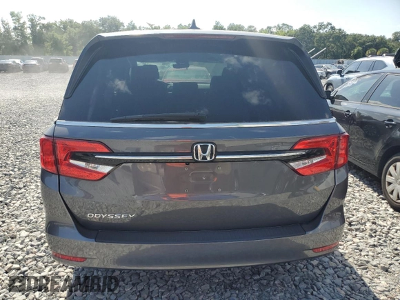 2023 Honda Odyssey EX-L z VIN 5FNRL6H60PB058132, wystawiony jako Copart lot #57802385 z przebiegiem 17 248 mil mil oraz Szkoda całkowita • Salvage title. Historia ofert i sprzedaży dostępna na DreamBid. Obrazek 6.