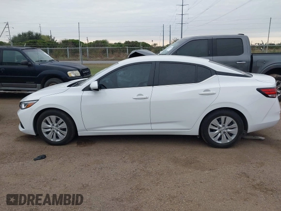 2023 Nissan Sentra S with VIN 3N1AB8BVXPY304476, listed as a IAAI auction lot 41048714 with 24,442 mi miles and . Bid and sale history available at DreamBid. Image 14.