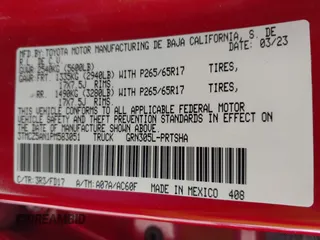 2023 Toyota Tacoma SR с VIN 3TMCZ5AN1PM583051, выставлен на аукционе IAAI как лот 42076961 с пробегом 44 773 миль миль и . История ставок и продаж доступна на DreamBid. Изображение 9.