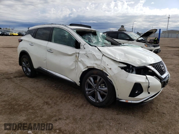 2024 Nissan Murano Platinum z VIN 5N1AZ2DS4RC110512, wystawiony jako Copart lot #53001344 z przebiegiem 515 mil mil oraz Szkoda całkowita • Salvage title. Historia ofert i sprzedaży dostępna na DreamBid. Obrazek 4.
