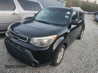 2014 Kia Soul with VIN KNDJN2A23E7734941, listed as a IAAI auction lot 41617107 with 1 mi miles. Bid and sale history available at carsss.com. Image 2.