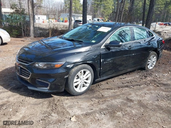 2017 Chevrolet Malibu LT with VIN 1G1ZE5ST8HF127609, listed as a IAAI auction lot 41600431 with 97,500 mi miles. Bid and sale history available at carsss.com. Image 2.