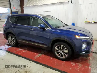 2020 Hyundai Santa Fe Limited with VIN 5NMS5CAD3LH204017, listed as a Copart auction lot 89412875 with 48,353 mi miles and Clean Title. Bid and sale history available at carsss.com. Image 4.