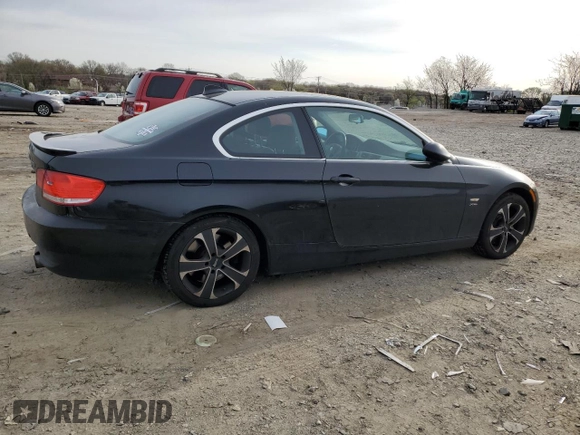2009 BMW 3 Series 335i xDrive with VIN WBAWC73549E063570, listed as a Copart auction lot 48455575 with 127,726 mi miles and Salvage Title. Bid and sale history available at carsss.com. Image 3.