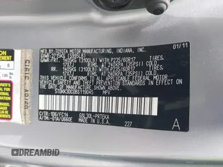 2011 Toyota Sienna LE AAS with VIN 5TDKK3DC0BS119045, listed as a IAAI auction lot 42184748 with 196,607 mi miles. Bid and sale history available at carsss.com. Image 9.