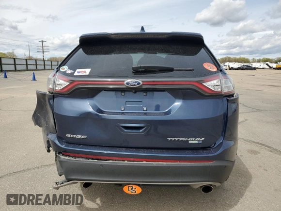 2017 Ford Edge Titanium z VIN 2FMPK4K99HBB80127, wystawiony jako Copart lot #52397985 z przebiegiem 113 731 mil mil oraz Szkody całkowita. Historia ofert i sprzedaży dostępna na DreamBid. Obrazek 6.