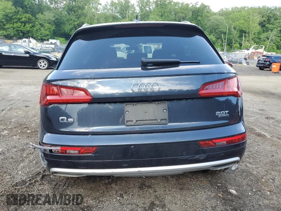 2018 Audi Q5 Premium Plus with VIN WA1BNAFY1J2086688, listed as a Copart auction lot 57216115 with 88,133 mi miles and Salvage title. Bid and sale history available at DreamBid. Image 6.