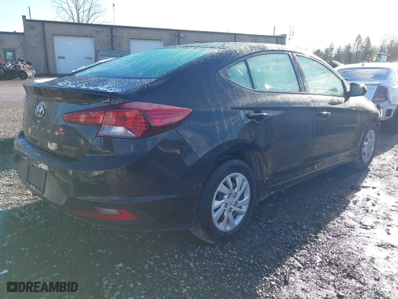 2020 Hyundai Elantra SE with VIN 5NPD74LF2LH515044, listed as a IAAI auction lot 40904053 with 33,341 mi miles. Bid and sale history available at carsss.com. Image 4.