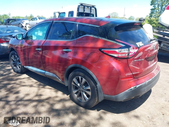 2016 Nissan Murano S z VIN 5N1AZ2MH6GN130914, wystawiony jako IAAI lot #42269411 z przebiegiem 103 231 mil mil oraz . Historia ofert i sprzedaży dostępna na DreamBid. Obrazek 3.