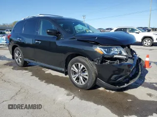 2017 Nissan Pathfinder Platinum with VIN 5N1DR2MN2HC659390, listed as a Copart auction lot 51912645 with 96,081 mi miles and Salvage Title. Bid and sale history available at carsss.com. Image 4.