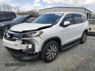 2020 Honda Pilot EX-L with VIN 5FNYF5H51LB006636, listed as a Copart auction lot 49576475 with 78,156 mi miles and Salvage Title. Bid and sale history available at carsss.com. Image 1.