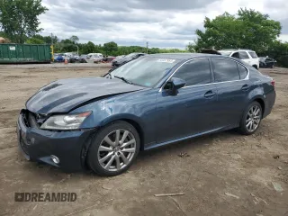 2013 Lexus GS 350 with VIN JTHCE1BL2D5007633, listed as a Copart auction lot 55357954 with 196,880 mi miles and Salvage Title. Bid and sale history available at carsss.com. Image 1.