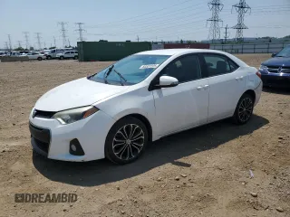 2014 Toyota Corolla L with VIN 2T1BURHE3EC201261, listed as a Copart auction lot 60537225 with 112,758 mi miles and Salvage title. Bid and sale history available at DreamBid. Image 1.