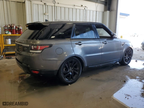 2016 Land Rover Range Rover Sport V6 Diesel SE with VIN SALWG2KF0GA663553, listed as a Copart auction lot 49178785 with 104,195 mi miles and Clean Title. Bid and sale history available at carsss.com. Image 3.