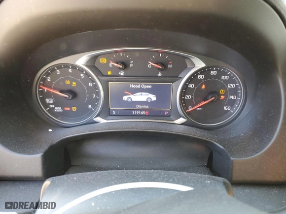 2019 GMC Terrain SLT with VIN 3GKALPEV1KL242024, listed as a Copart auction lot 46729745 with 119,145 mi miles and Salvage Title. Bid and sale history available at carsss.com. Image 9.