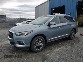 2017 Infiniti QX60 with VIN 5N1DL0MMXHC540418, listed as a Copart auction lot 52478275 with 215,535 mi miles and Salvage Title. Bid and sale history available at carsss.com. Image 1.