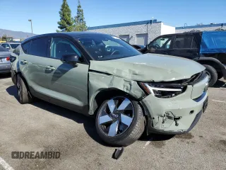 2022 Volvo C40 Recharge Pure Electric Ultimate with VIN YV4ED3GB7N2005854, listed as a Copart auction lot 79764004 with 27,251 mi miles and Salvage Title. Bid and sale history available at carsss.com. Image 4.