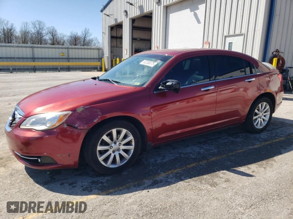 2014 Chrysler 200 Limited with VIN 1C3CCBCG5EN199179, listed as a Copart auction lot 52230375 with 86,420 mi miles and Salvage Title. Bid and sale history available at carsss.com. Image 1.