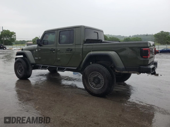 2022 Jeep Gladiator High Altitude with VIN 1C6HJTFG3NL175555, listed as a Copart auction lot 53059995 with 23,014 mi miles and Salvage title. Bid and sale history available at DreamBid. Image 2.