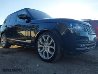 2017 Land Rover Range Rover with VIN SALGS2FE9HA362205, listed as a IAAI auction lot 41494558 with 75,291 mi miles. Bid and sale history available at carsss.com. Image 1.
