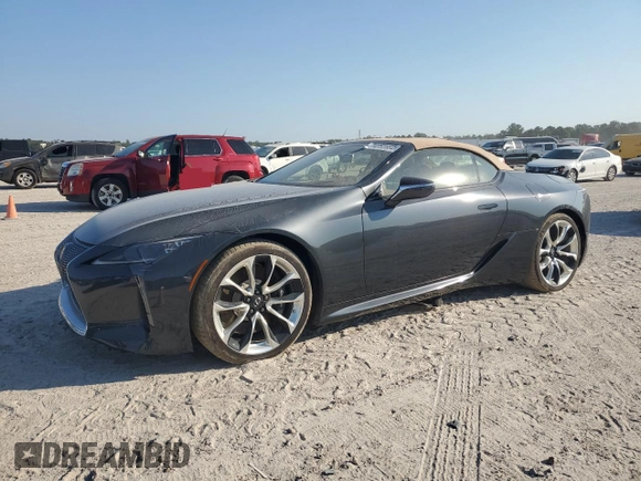 2021 Lexus LC 500h с VIN JTHKPAAY6MA100231, выставлен на аукционе Copart как лот 74352884 с пробегом 8 539 миль миль и Списание • Salvage title. История ставок и продаж доступна на DreamBid. Изображение 1.