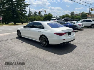 2021 Mercedes-Benz S 580 with VIN W1K6G7GB7MA021505, listed as a Copart auction lot 62408195 with 72,280 mi miles and Clean title. Bid and sale history available at DreamBid. Image 3.
