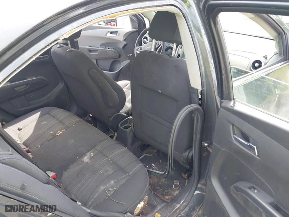 2017 Chevrolet Sonic LT with VIN 1G1JD5SBXH4102715, listed as a IAAI auction lot 42095143 with 109,659 mi miles. Bid and sale history available at carsss.com. Image 8.