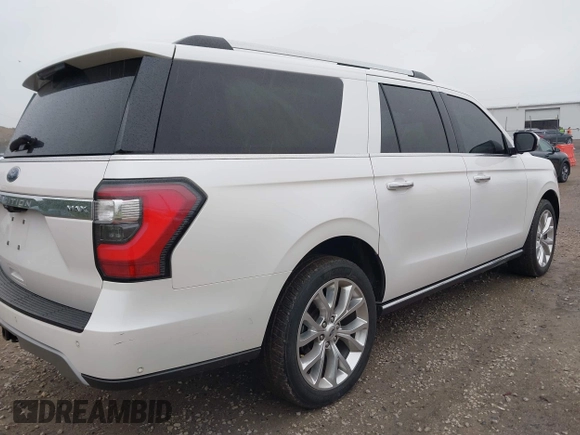 2019 Ford Expedition Max Limited with VIN 1FMJK2AT9KEA07159, listed as a IAAI auction lot 42297063 with 80,075 mi miles and . Bid and sale history available at DreamBid. Image 4.