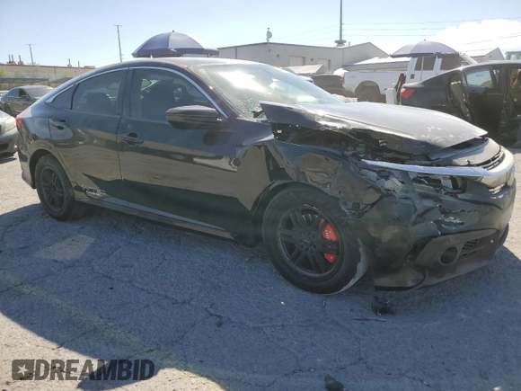 2016 Honda Civic Sedan LX with VIN 19XFC2F53GE099219, listed as a Copart auction lot 53125225 with 93,950 mi miles and Salvage Title. Bid and sale history available at carsss.com. Image 4.
