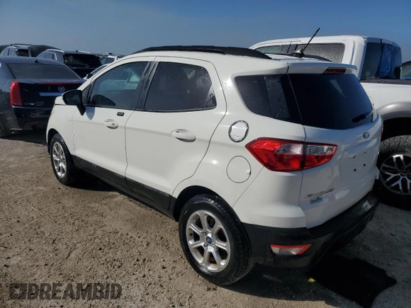 2019 Ford EcoSport SE с VIN MAJ3S2GE3KC261649, выставлен на аукционе Copart как лот 51021775 с пробегом Не указан миль и На запчасти • Non repairable. История ставок и продаж доступна на DreamBid. Изображение 2.