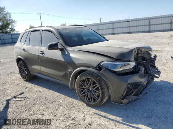 2020 BMW X5 M Competition with VIN 5YMJU0C07L9C91028, listed as a Copart auction lot 63031553 with 0 mi miles. Bid and sale history available at carsss.com. Image 4.