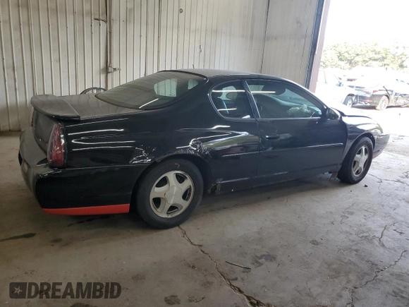 2004 Chevrolet Monte Carlo SS with VIN 2G1WX12K349292225, listed as a Copart auction lot 75629784 with 189,898 mi miles and Salvage Title. Bid and sale history available at carsss.com. Image 3.
