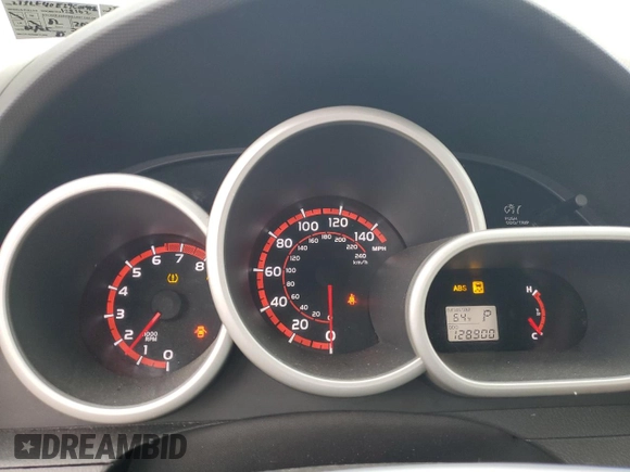 2009 Toyota Matrix S with VIN 2T1LE40E29C011912, listed as a Copart auction lot 57103465 with 128,900 mi miles and Salvage title. Bid and sale history available at DreamBid. Image 9.
