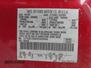 2003 Ford Ranger XL Fleet с VIN 1FTZR15E83PA09838, выставлен на аукционе IAAI как лот 42498531 с пробегом 191 149 миль миль и . История ставок и продаж доступна на DreamBid. Изображение 9.