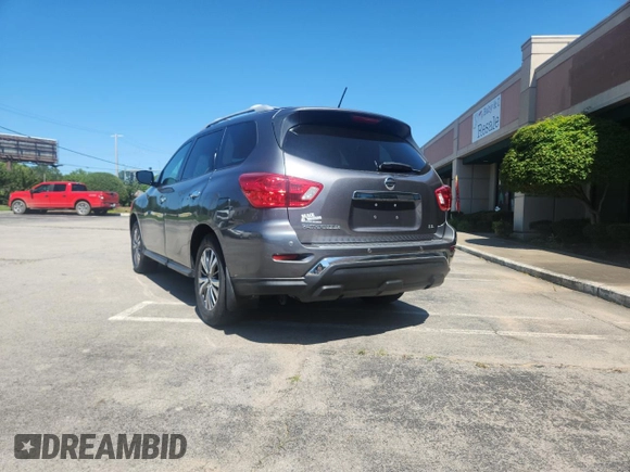 2017 Nissan Pathfinder SL z VIN 5N1DR2MN9HC909286, wystawiony jako Copart lot #58254495 z przebiegiem 80 084 mil mil oraz Szkoda całkowita • Salvage title. Historia ofert i sprzedaży dostępna na DreamBid. Obrazek 3.