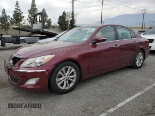 2013 Hyundai Genesis 3.8L with VIN KMHGC4DD2DU220891, listed as a Copart auction lot 52946075 with 153,847 mi miles and Clean Title. Bid and sale history available at carsss.com. Image 1.