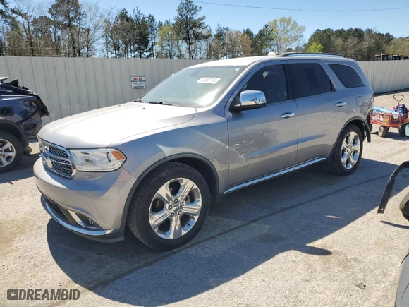 2015 Dodge Durango SXT with VIN 1C4RDHAG4FC916628, listed as a Copart auction lot 48038715 with NaN miles and Salvage Title. Bid and sale history available at carsss.com. Image 1.