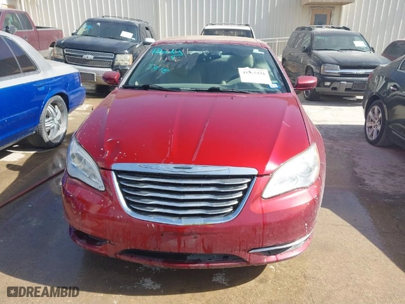 2012 Chrysler 200 Touring with VIN 1C3BCBEB1CN143511, listed as a IAAI auction lot 41575331 with NaN miles. Bid and sale history available at carsss.com. Image 6.