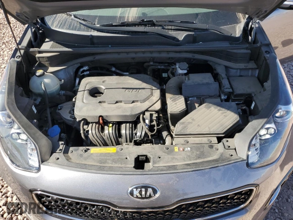 2017 Kia Sportage EX with VIN KNDPN3AC1H7225234, listed as a Copart auction lot 57290225 with 23,813 mi miles and Salvage title. Bid and sale history available at DreamBid. Image 12.