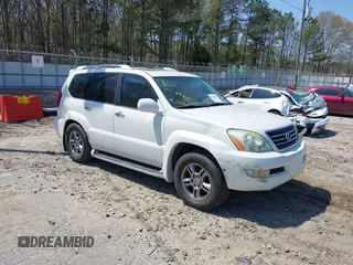 2009 Lexus GX 470 with VIN JTJBT20X490173927, listed as a IAAI auction lot 41908072 with 207,888 mi miles and . Bid and sale history available at carsss.com. Image 1.