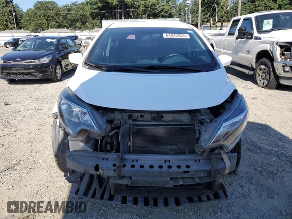2017 Nissan Note S Plus with VIN 3N1CE2CPXHL377343, listed as a Copart auction lot 64043525 with 131,660 mi miles and Salvage title. Bid and sale history available at DreamBid. Image 5.
