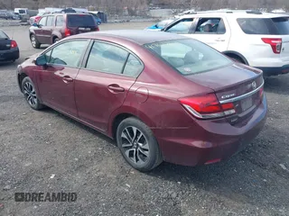 2015 Honda Civic EX with VIN 2HGFB2F86FH507438, listed as a IAAI auction lot 41763248 with 149,860 mi miles and . Bid and sale history available at carsss.com. Image 3.