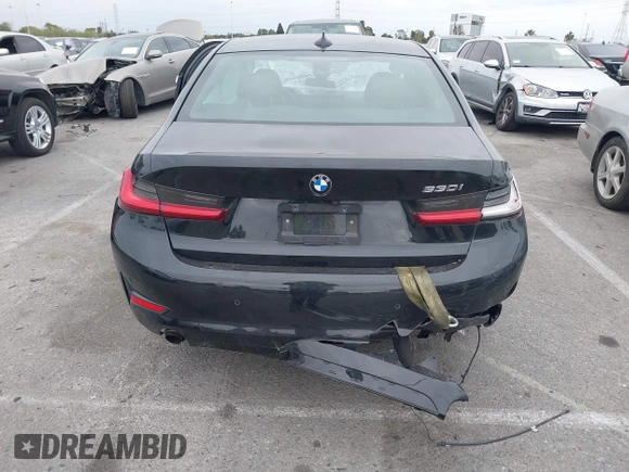 2021 BMW 3 Series 330i with VIN 3MW5R1J07M8B89836, listed as a IAAI auction lot 41860987 with 39,247 mi miles. Bid and sale history available at carsss.com. Image 16.