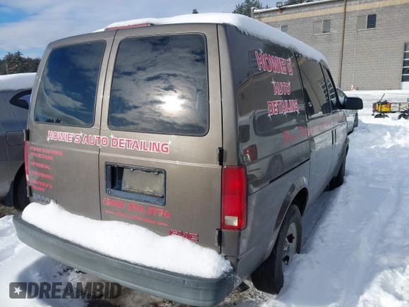 2002 GMC Safari z VIN 1GTDL19X12B504207, wystawiony jako IAAI lot #41524580 z przebiegiem Nie podano mil oraz . Historia ofert i sprzedaży dostępna na DreamBid. Obrazek 4.