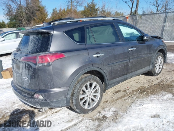 2016 Toyota RAV4 Limited with VIN 2T3DFREV3GW537962, listed as a IAAI auction lot 41408320 with 73,310 mi miles and . Bid and sale history available at DreamBid. Image 4.