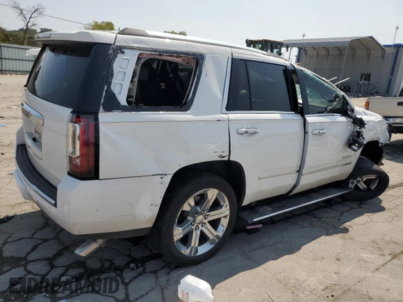 2019 GMC Yukon Denali with VIN 1GKS1CKJ7KR194428, listed as a Copart auction lot 71191064 with 56,409 mi miles and Salvage Title. Bid and sale history available at carsss.com. Image 3.