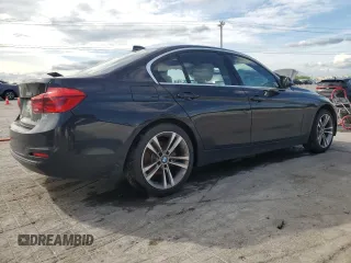 2017 BMW 3 Series 330i with VIN WBA8B9G37HNU53691, listed as a Copart auction lot 54612825 with 107,287 mi miles and Salvage Title. Bid and sale history available at carsss.com. Image 3.