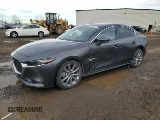2019 Mazda 3 Preferred with VIN 3MZBPADM8KM103610, listed as a Copart auction lot 79727854 with 95,853 mi miles and Salvage Title. Bid and sale history available at DreamBid. Image 1.
