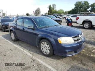 2013 Dodge Avenger SE with VIN 1C3CDZAB4DN742419, listed as a Copart auction lot 53137105 with 57,948 mi miles and Clean Title. Bid and sale history available at DreamBid. Image 4.